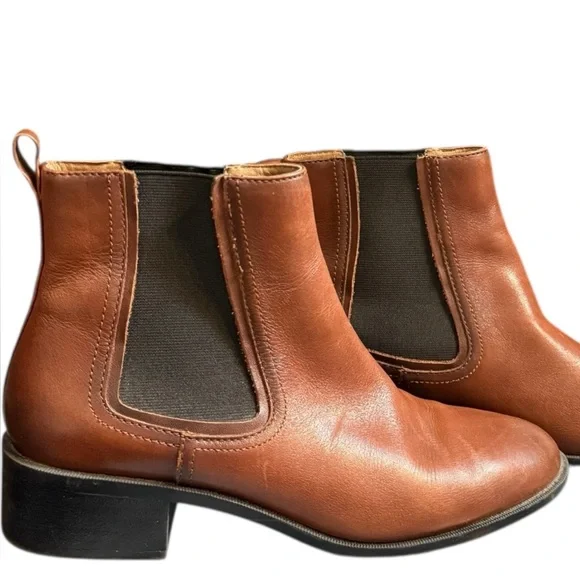 Steve Madden Chelsea Boots Women’s Brown Leather 10M - Picture 3 of 8